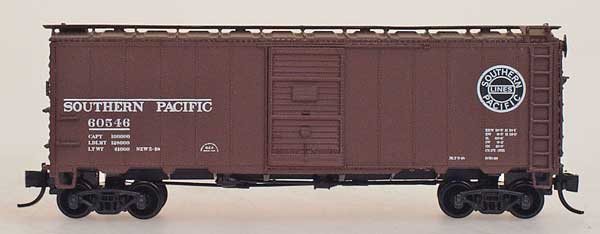 Photo of Southern Pacific boxcar N-scale model