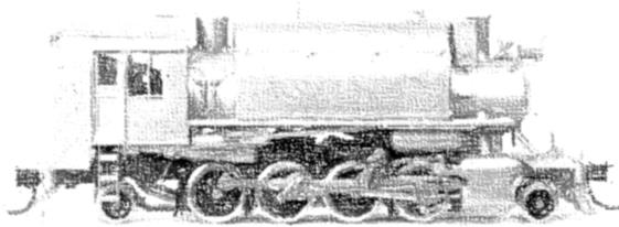 2-8-2T Logging locomotice drawing